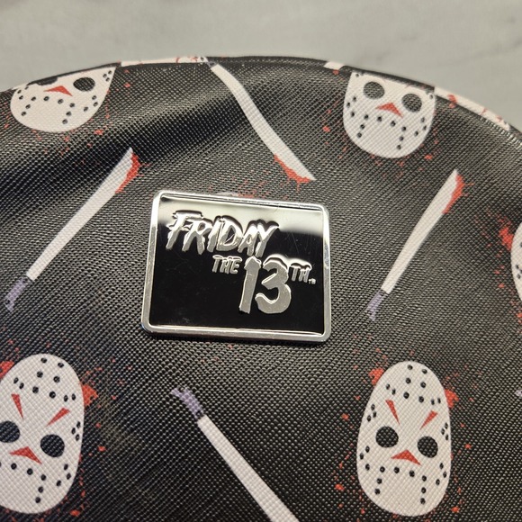 Bioworld x Friday the 13th Mini Backpack Bag Voorhees Horror - Picture 4 of 11